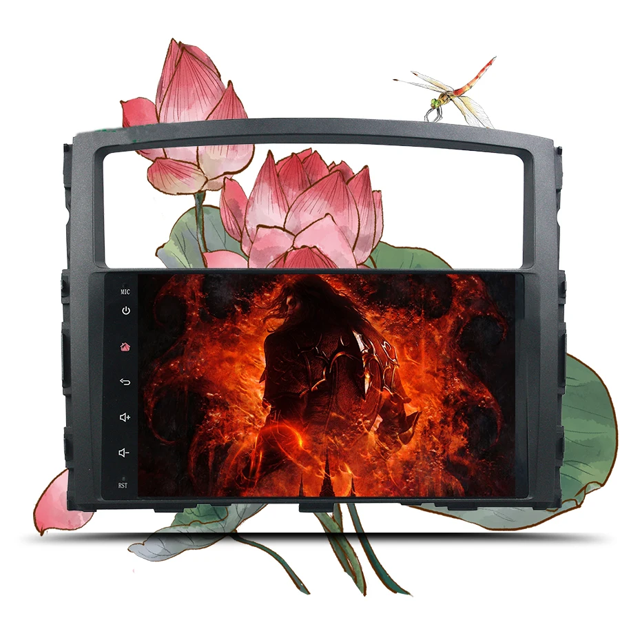 Мультимедийная лента автомобильный радиоприемник 1024*600 HD IPS Автомобильный