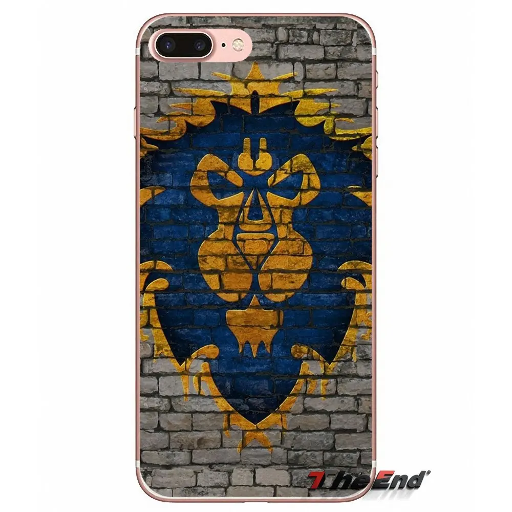Игровой мир Warcraft Alliance для Xiaomi Redmi 4 3 3S Pro Mi3 Mi4 Mi4i Mi4C Mi5 Mi5S Mi Max Note 2 чехол мягкие чехлы |