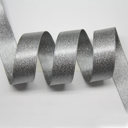 silver 012 YAMA Серебряная фиолетовая атласная лента 6 9 13 16 мм 1/" 3/8" 1/" 5/8" дюймов 100 ярдов вечерние свадебные украшения ручной работы розы - Цвет: silver 012