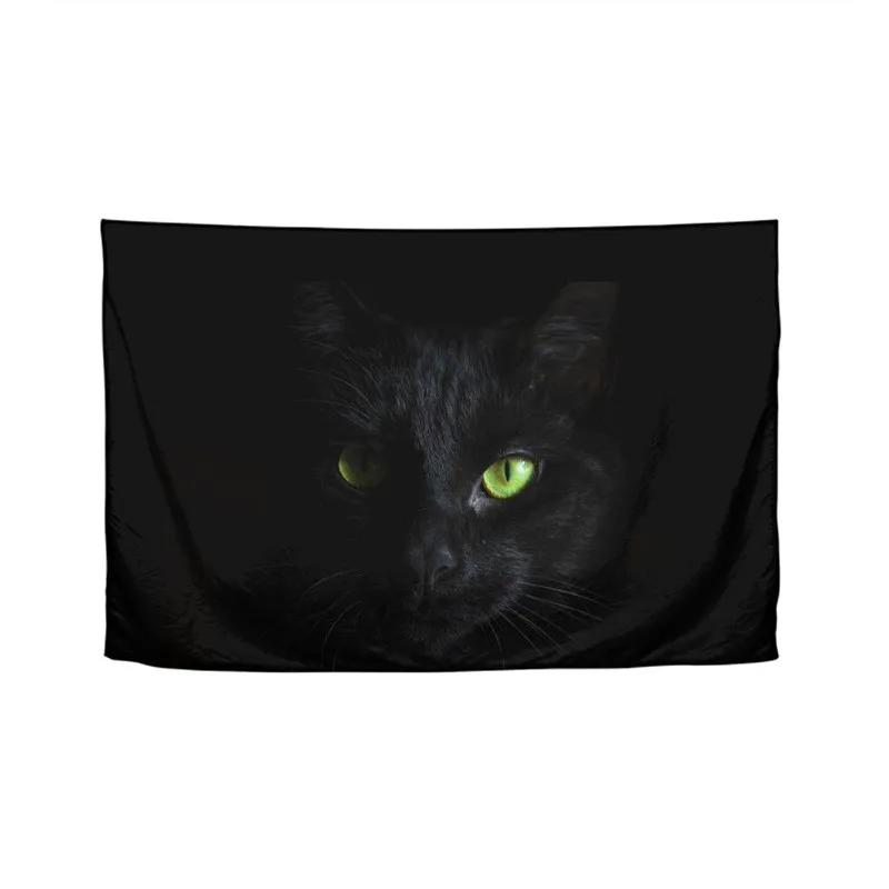 Забавное милое животное собака кошка 3D печать Бохо стены Висячие богемные деко