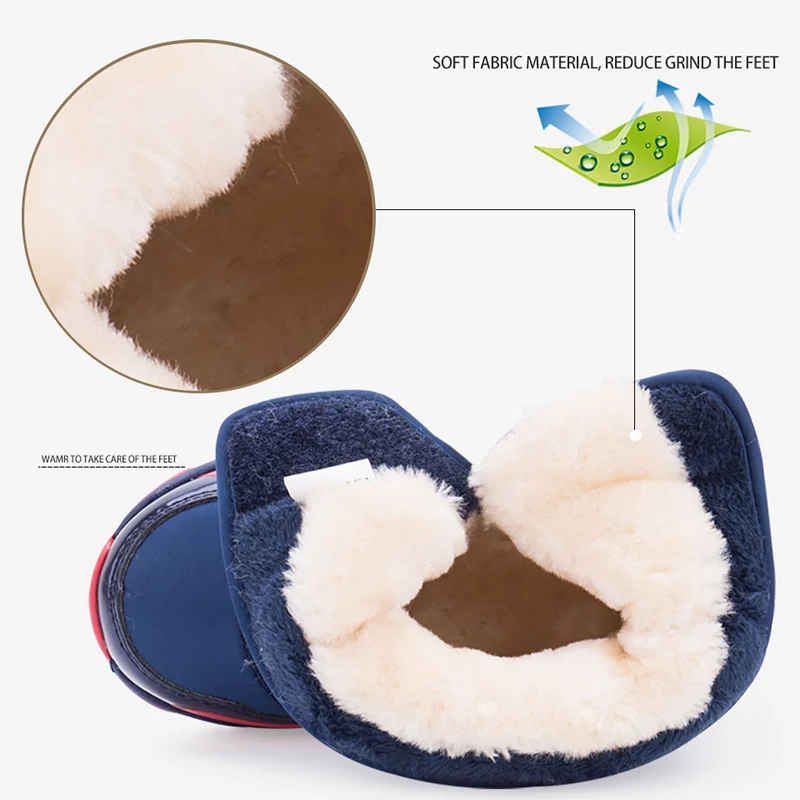 2018 зимние ботинки для девочек Теплые брендовые Нескользящие детей # R8M0571|Сапоги| |