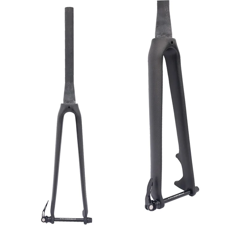 Коническая вилка для дорожного велосипеда из углеродного волокна 700c с жестким