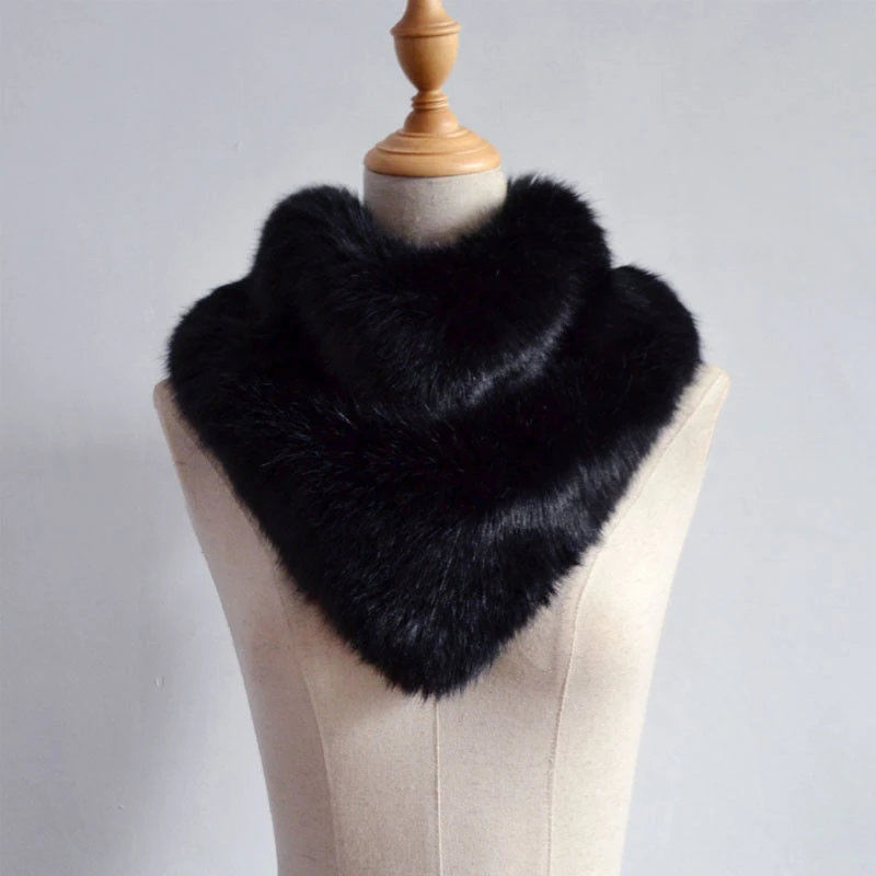 Лидер продаж Модный женский шарф из искусственного меха сезон осень зима 2017