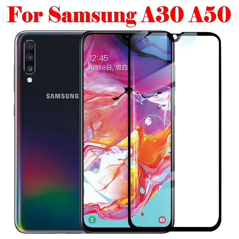 Защитное стекло для samsung a50 закаленное стекло galaxy a30 a40 a 30 40 50 Защитная пленка для экрана SAM galaxy 9H tremp glass es
