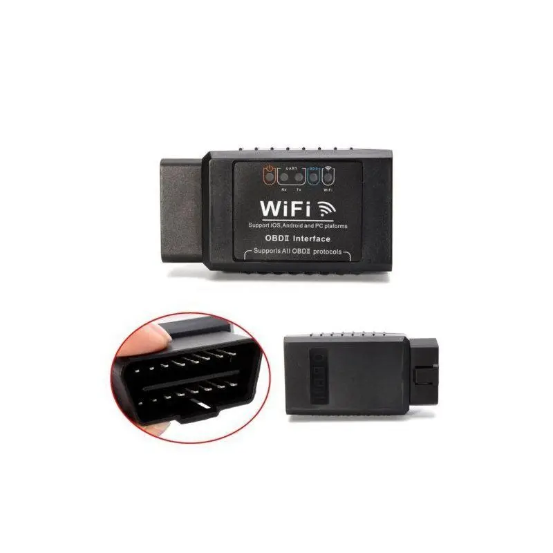 ELM 327 WIFI V1.5 черный поддерживает Android Apple dual system OBD2 автомобильный