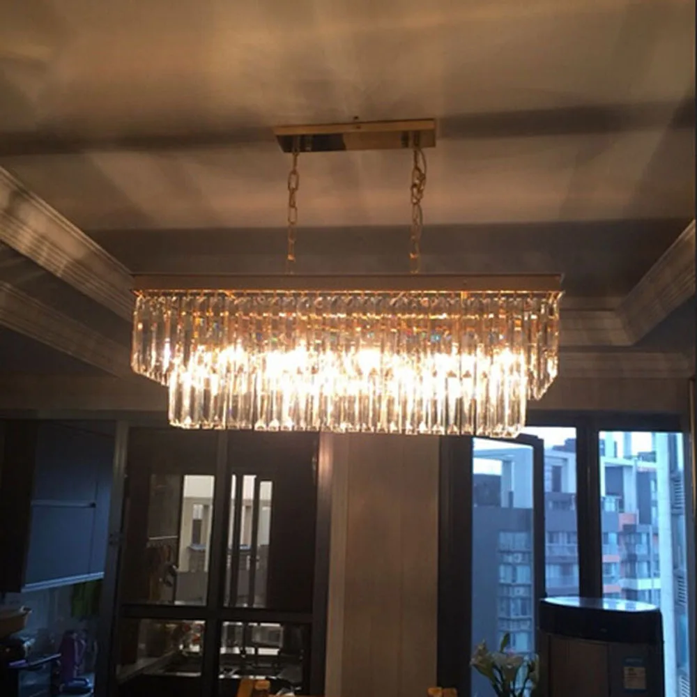 Американская кантри хрустальная люстра для гостиной ресторана бара кафе