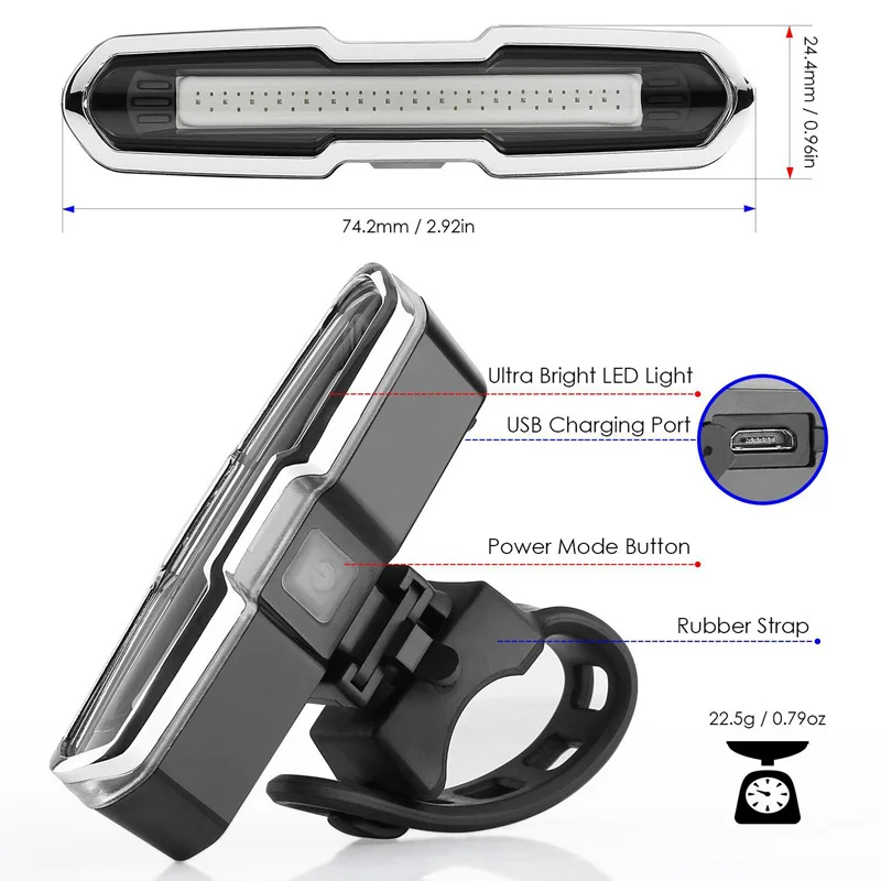 Велосипед хвост светильник ультра яркие красные/зеленые/велосипед USB