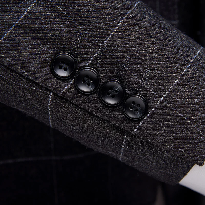 Новинка 2019 серый сетчатый мужской костюм корейский Костюм для выращивания себя 3