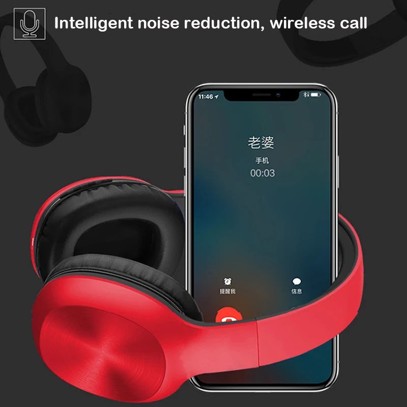 Спортивные Hi-Fi стерео наушники bluetooth Музыкальная гарнитура FM и поддержка SD карты
