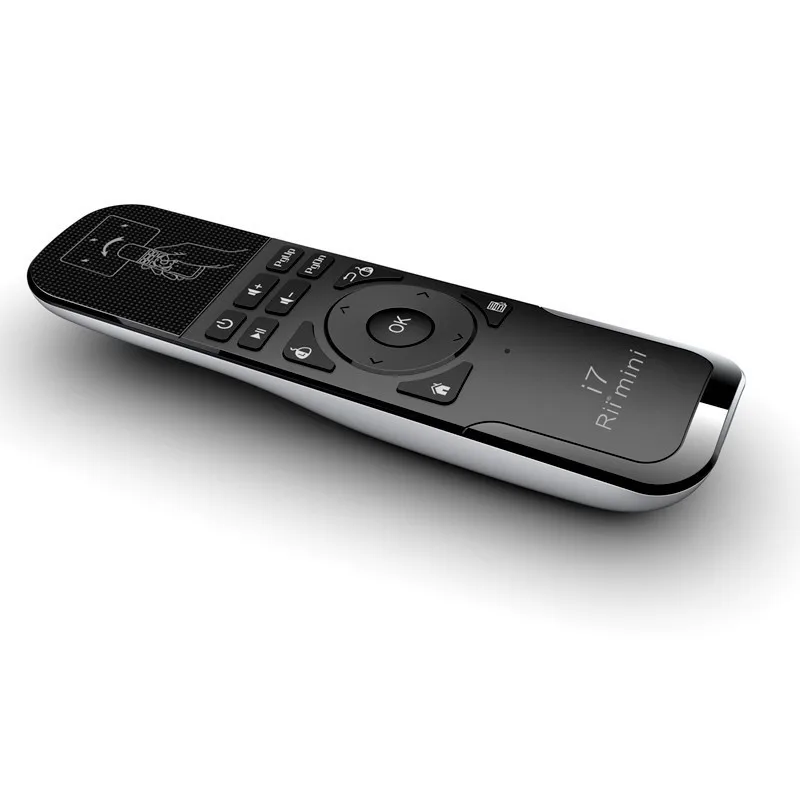 100 шт./DHL оптовая продажа Rii i7 Mini Air Mouse 2 4 ггц беспроводной встроенный 6 осевой