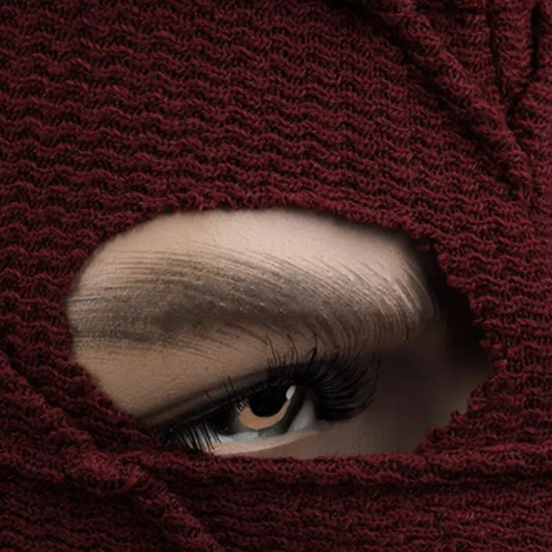 Яркий Красный Капот страшный Шлем Ужаса для косплея трикотажная маска с полной