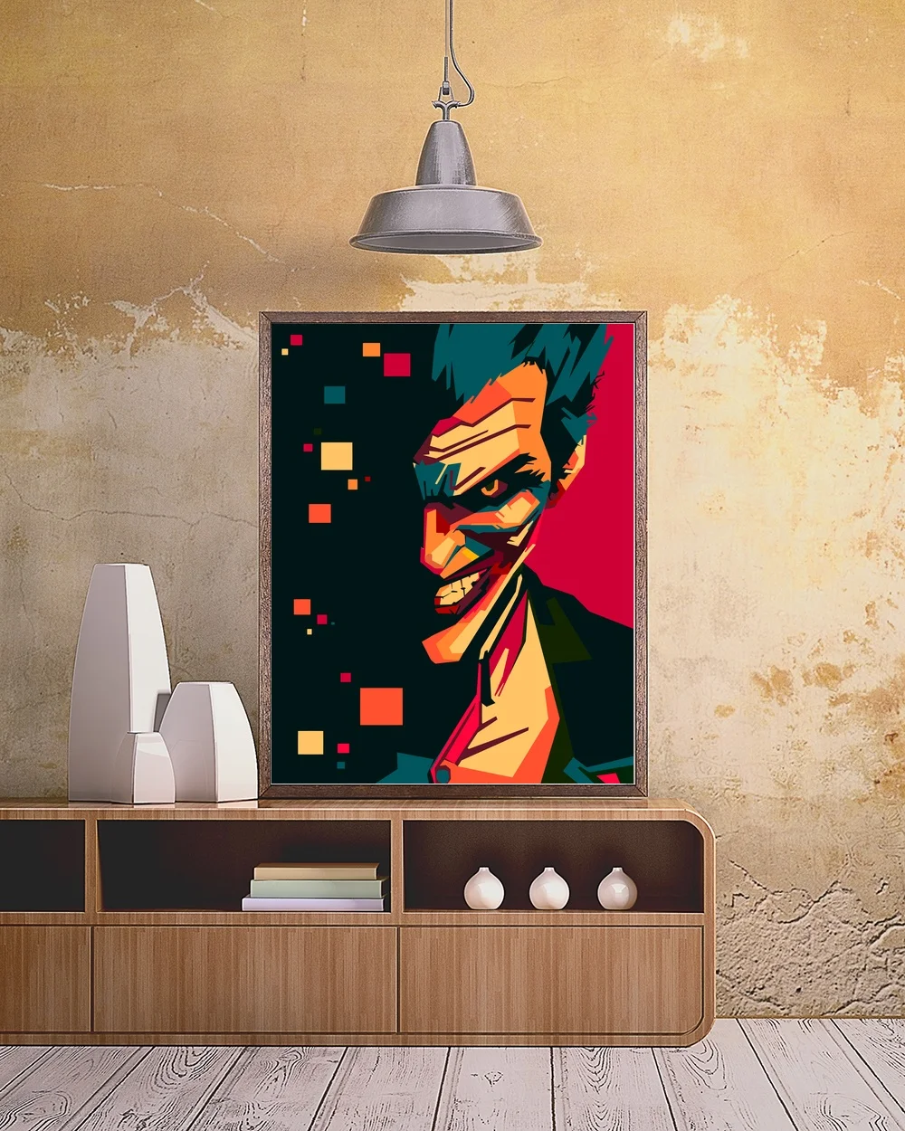 Joker Pop Art DIY Краска для рисования по номерам набор на холсте краска каллиграфия