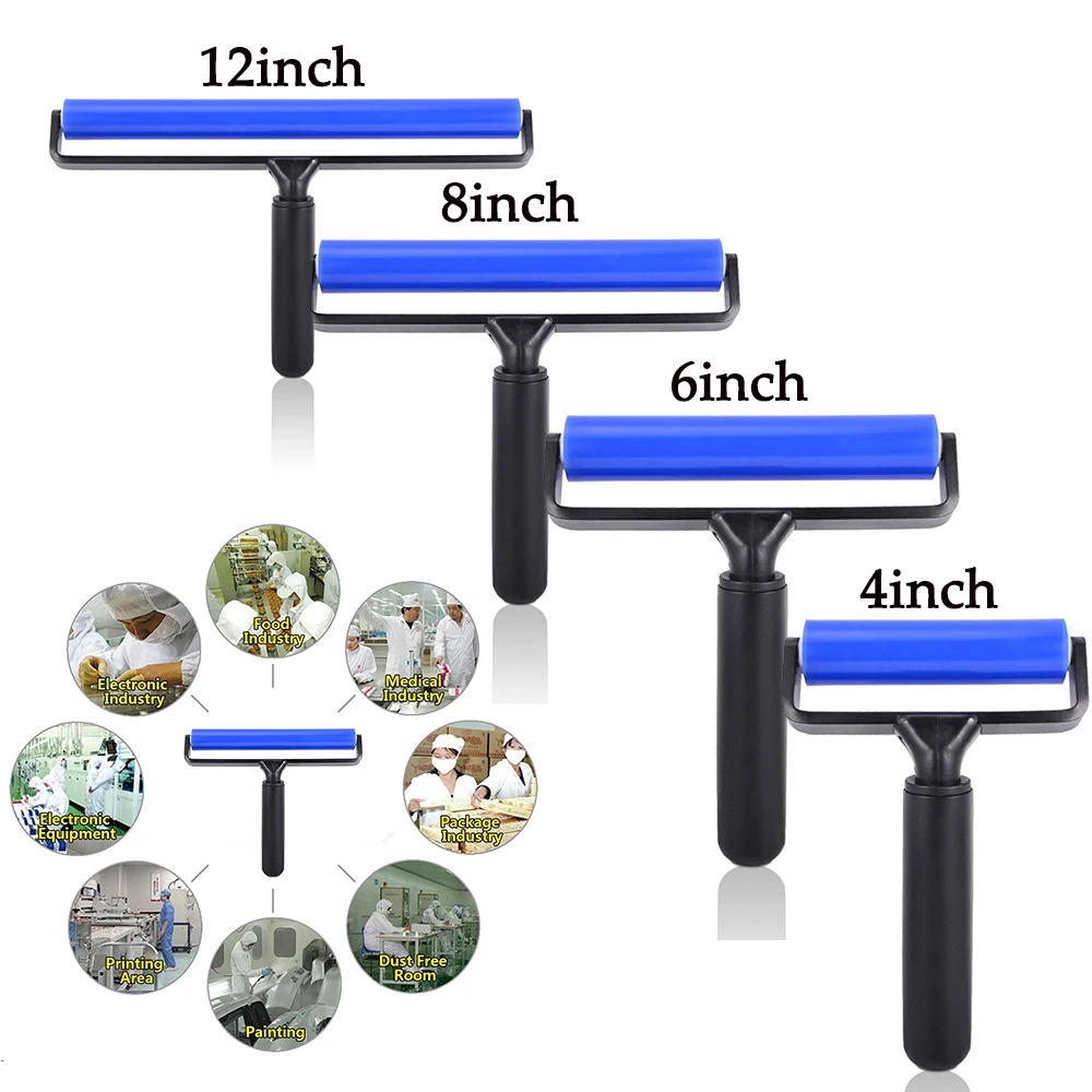 

EHDIS Vinyl Car Wrap Roller Squeegee Window Tint Silicone Paint Roller Scraper Carbon Foil Wrapping Film Clean Accessories Tools