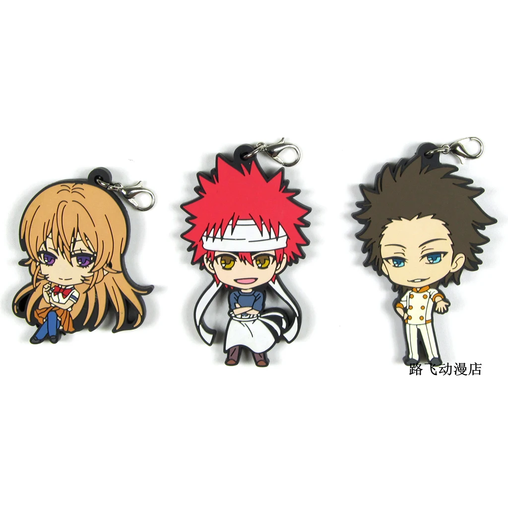 Shokugeki Нет Сома Nakiri Ерина Yukihira сумой Isami алдынай фигурку аниме модель резиновый