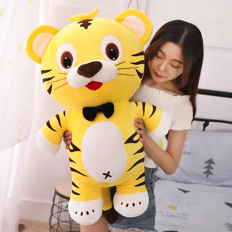 Игрушка плюшевая YESFEIER мультяшное кавайное аниме тигр мягкое Мягкое Животное