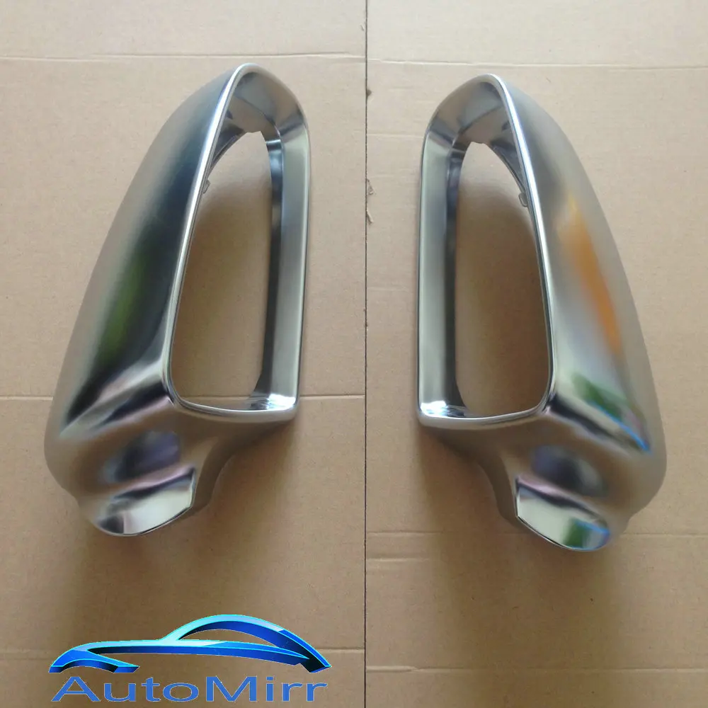 Kibowear для Audi A3 S3 8P A4 B7 B6 A6 S6 4F C6 боковое зеркало крышки Чехлы S3 S4 S6 A3 Sportback серебристый матовый хром 2002 2004 2008