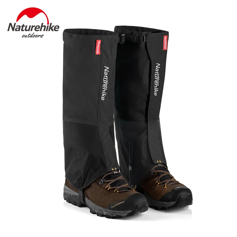 Black Naturehike походные зимние леггинсы гетры для альпинизма гетры для зимней обуви водонепроницаемые походные лыжные гетры для альпинизма - Цвет: Black