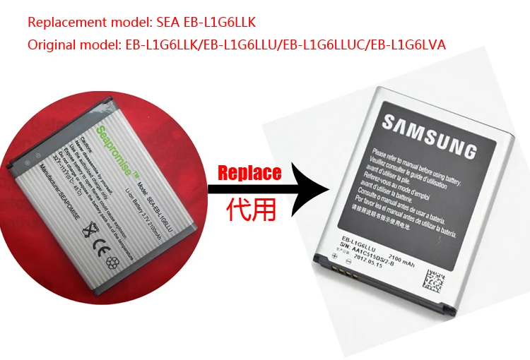 Оптовая продажа 10 шт./партия батарея EB L1G6LLU EBL1G6LLU для Galaxy S3 GT I9300 i9300T I9305 I9308 SCH R530 SGH