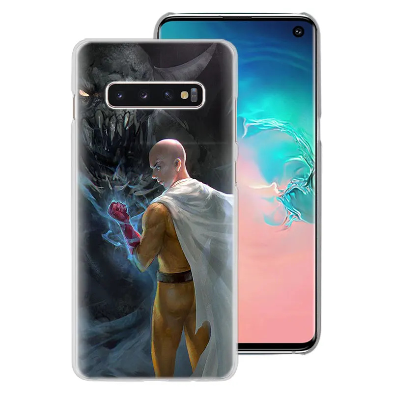 Отбеливать один удар человек телефон чехлы для Samsung Galaxy S8 S9 S10 плюс S10e M10 M20 S6 S7 Край жесткий поликарбонатный чехол-крышка
