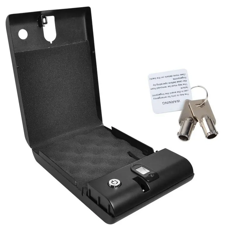 Портативный безопасный Чехол для пистолета/пистолета с Биометрическим замком 100