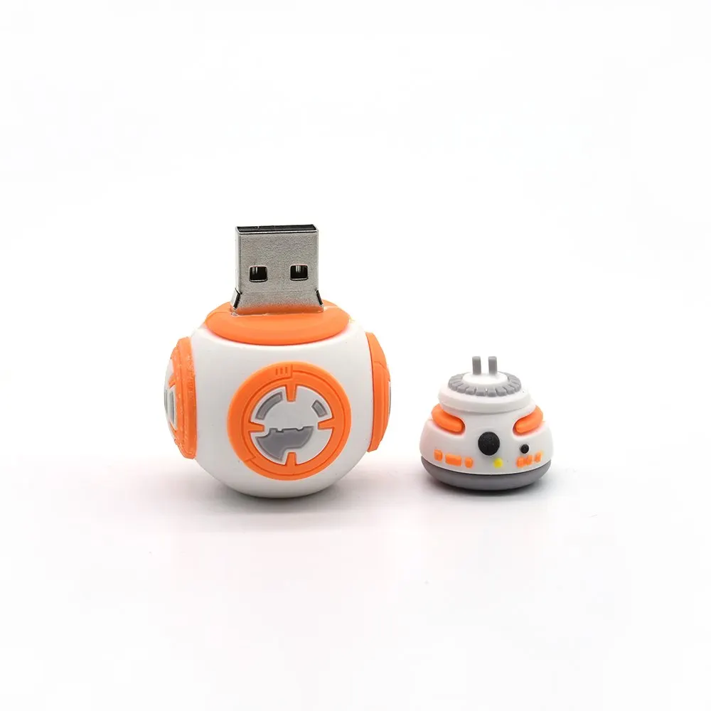 Флеш-карта Usb флешка флеш-накопитель с рисунком bb-8 64 ГБ 32 оперативной памяти 16 Гб
