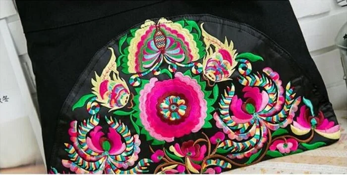 Новинка женская сумка ручной работы с вышивкой в национальном стиле тоуты