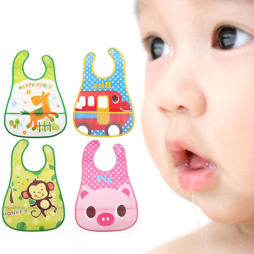 Детский нагрудник с мультяшным принтом Eva водонепроницаемый стереоскопический