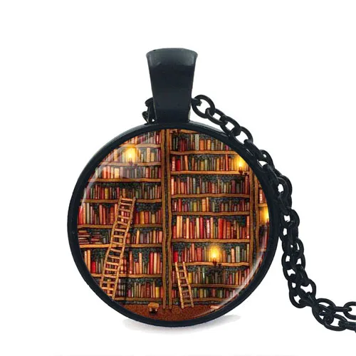 Горячая книга ручной работы для влюбленных ожерелье из стекла подарок Для женщин