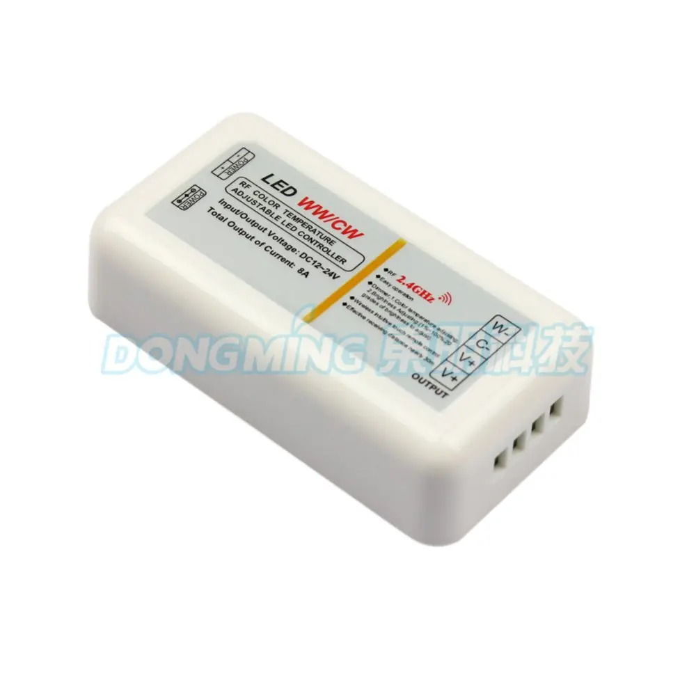 Hot 1X remote with 4X 8A 4-zone 2.4G Remote color temperatur controller for bulb& led strip Wireless rf dimmer | Лампы и освещение