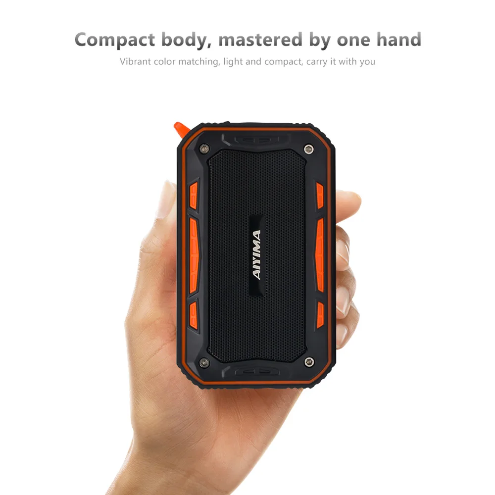 AIYIMA Bluetooth динамик IPX67 водонепроницаемый портативный внешний компьютерные