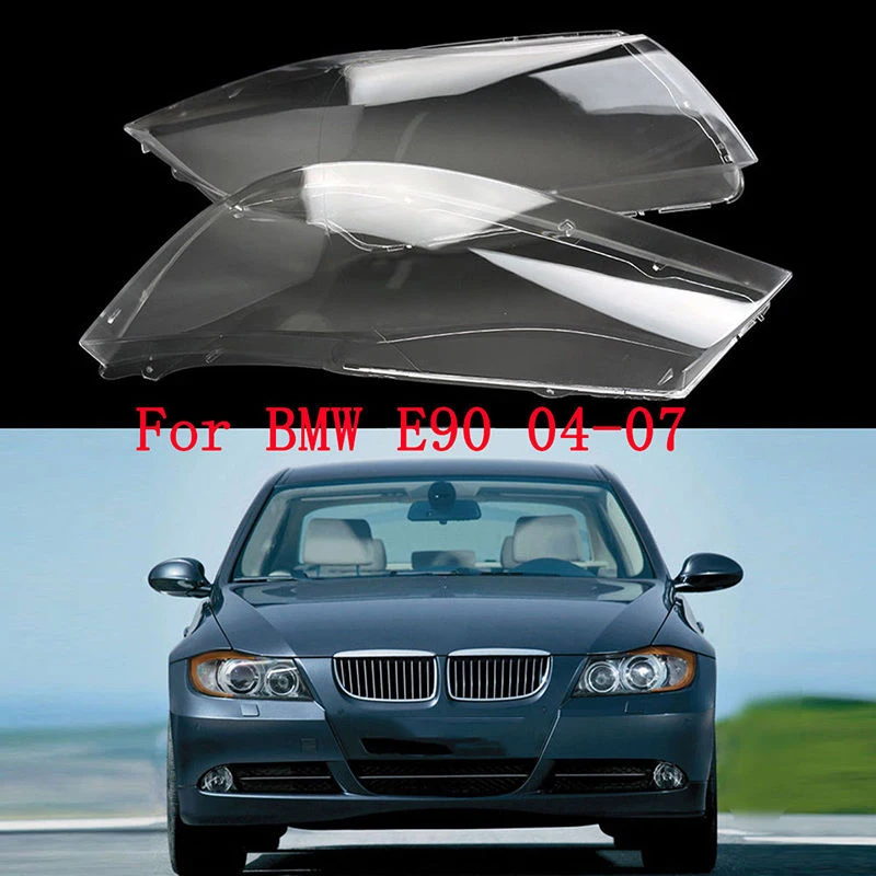 2 шт. прозрачная пластиковая крышка для передней фары BMW E90/E91 2004 2007|Корпус| |