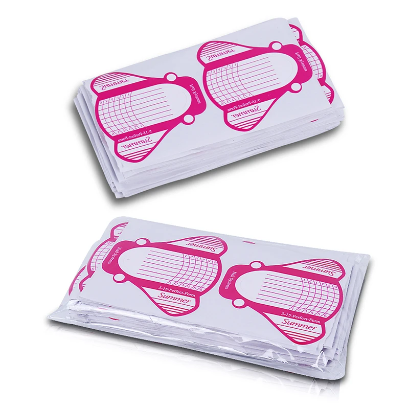 CLAVUZ 100 шт./лот формы для ногтей маникюра кончики наращивания женщин салона