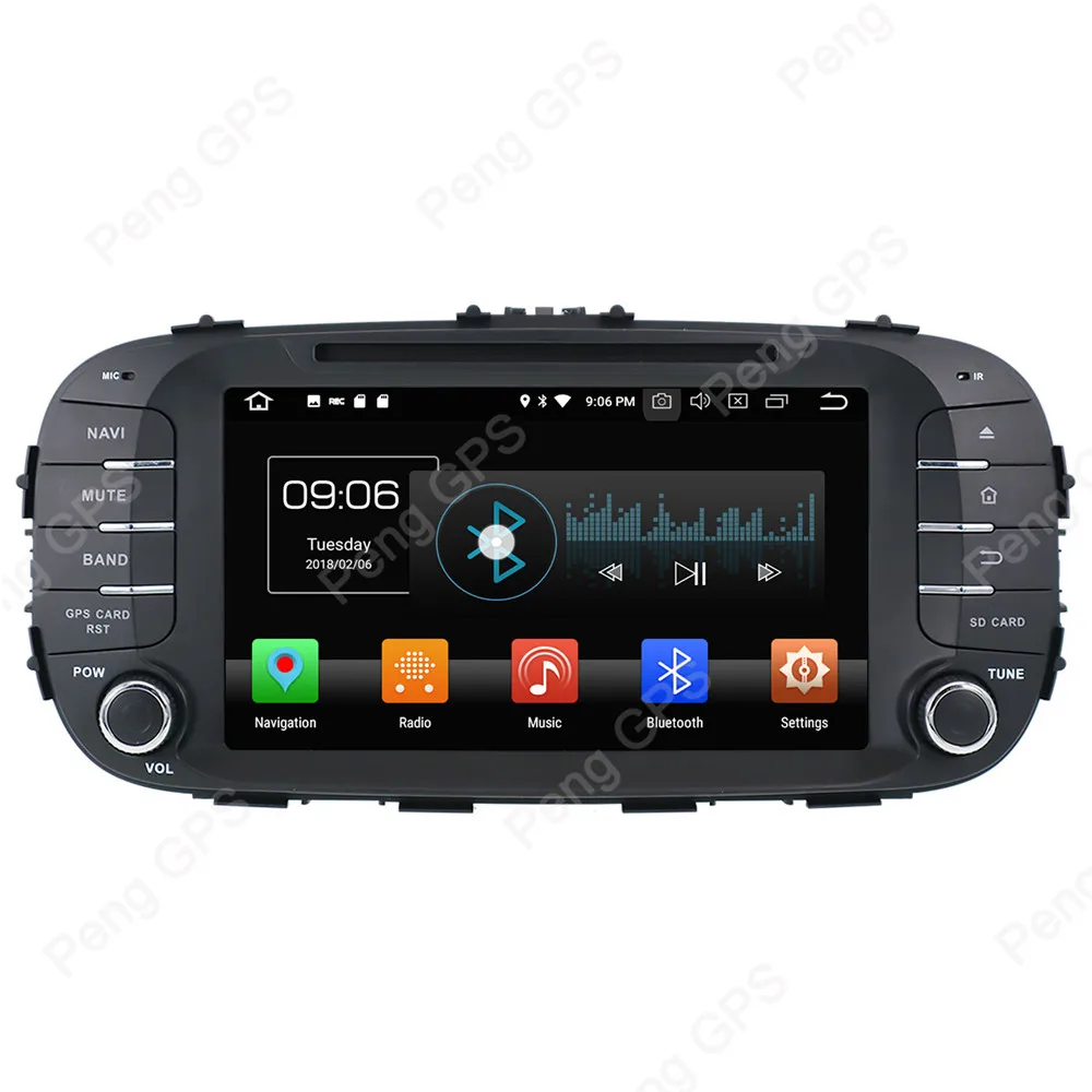 Автомагнитола 2 Din с восьмиядерным процессором DVD-проигрывателем Android 8 0