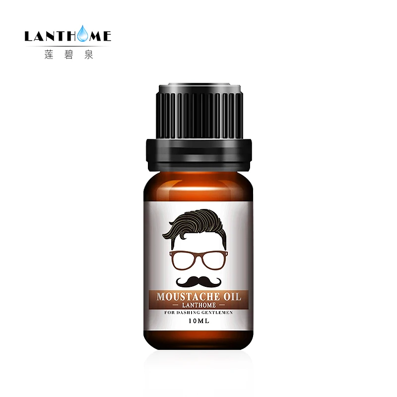 1pc beard growth oil Профессиональный натуральный кондиционер для роста бороды, органический кондиционер для усов, воск для бороды, бальзам для ухода, гладкий Стайлинг - Цвет: 1pc beard growth oil
