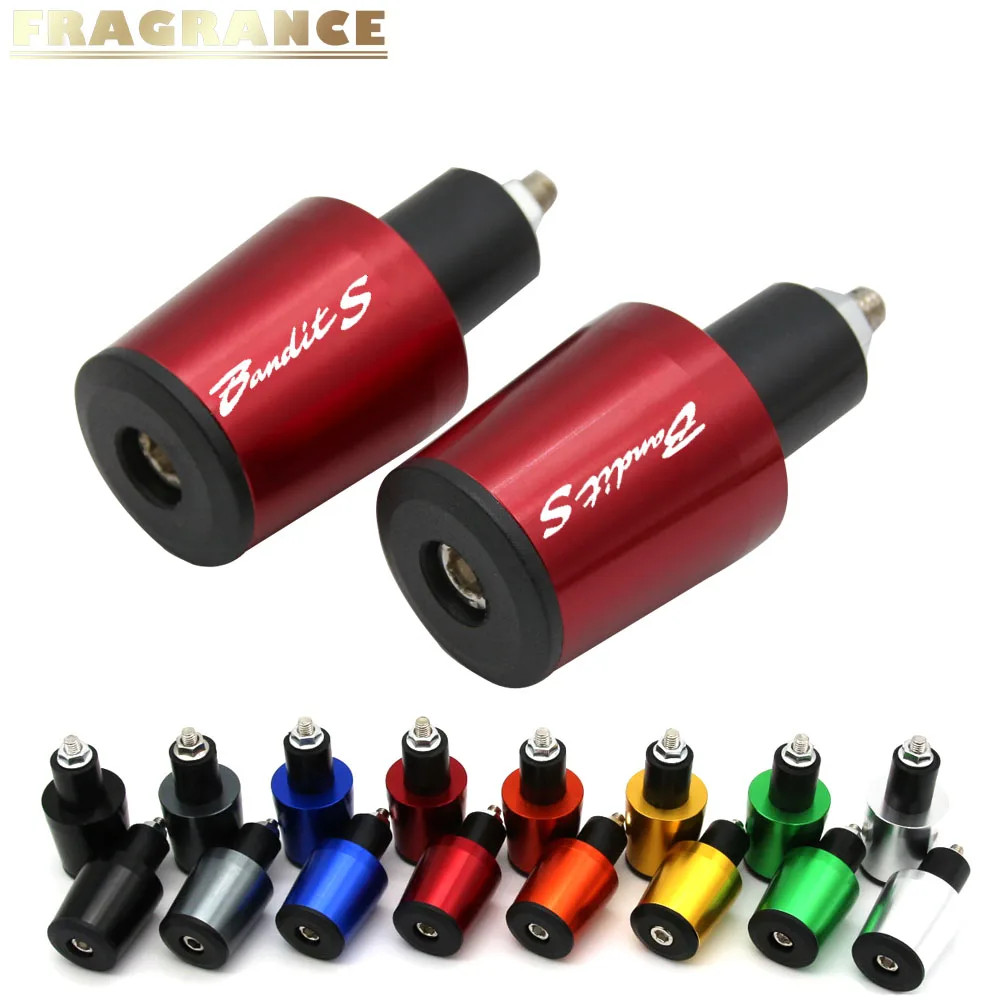 

Motorcycle Accessories 7/8'' 22MM Handlebar Grips Handle Bar Cap End Plugs For Suzuki Bandit S