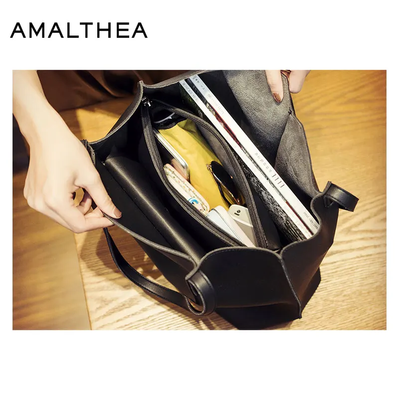 Амалфеи сумки Сумка мешок Для женщин s большой Ёмкость Роскошные Сумки дизайнер