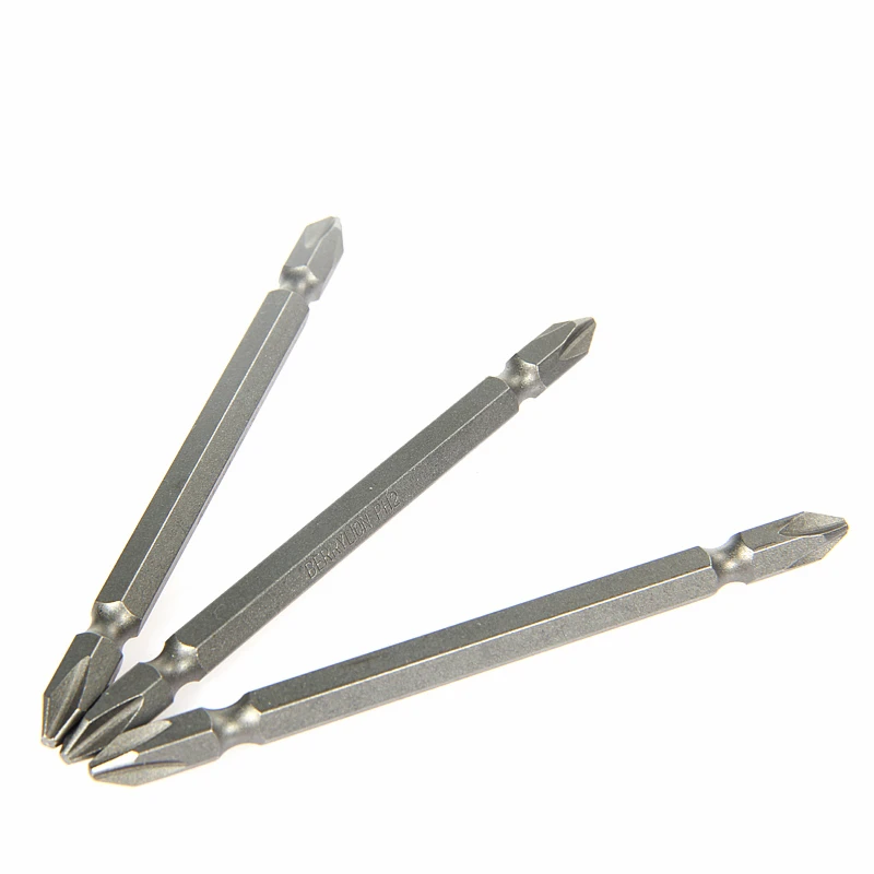 Отвертка Philips bits PH2 10 шт. 1/4 ''/6 35 мм магнитная длина 65/100 S2 легированная сталь
