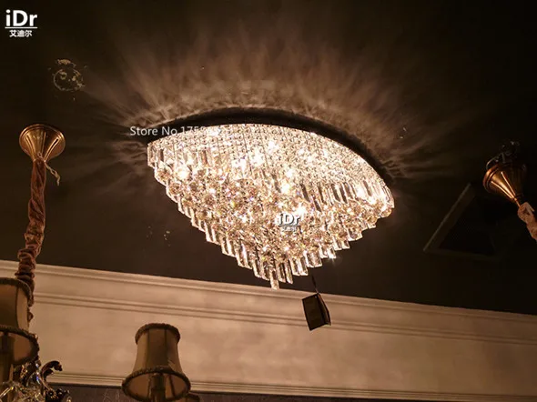 Континентальная столовая хрустальная лампа для спальни LED минималистский