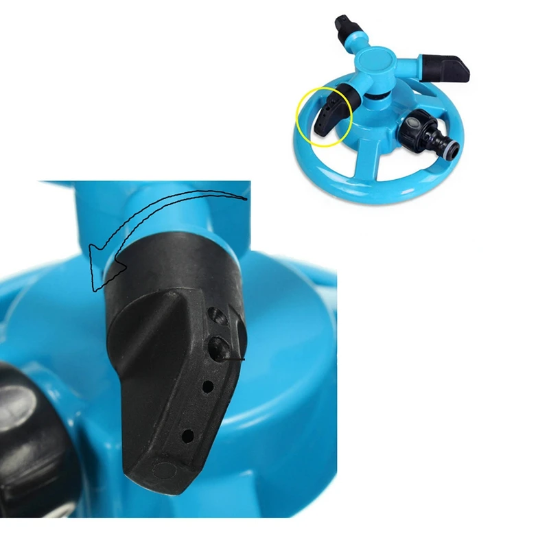 Топ! регулируемый мобильный автоматический вращающийся на 360 градусов спрей для