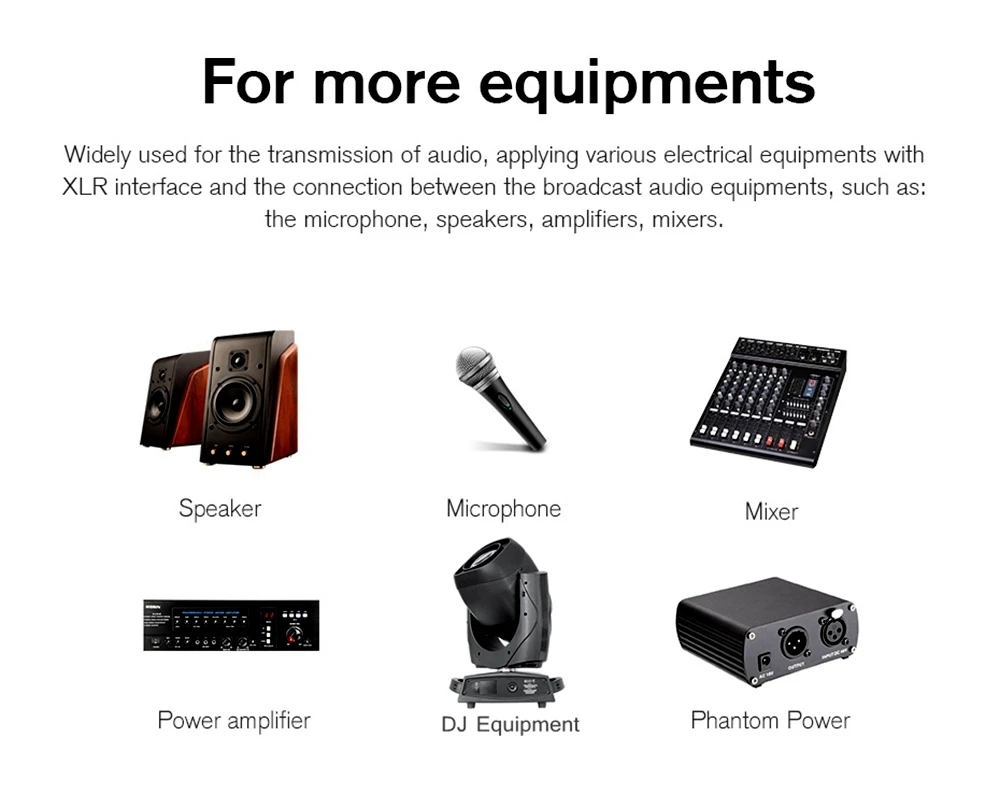 XLR микрофон удлинитель аудио Cannon кабель штекер Mikrofon для DJ Аудио миксер усилители