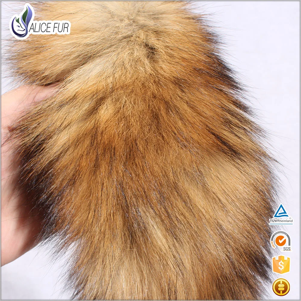 Alice Fur 100% оригинальная реальная красная фотография длина 45 см|keychain red|keychain tailkeychain