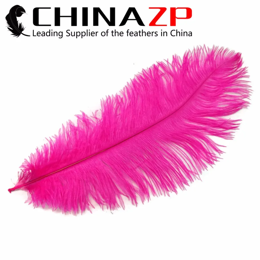 CHINAZP Factory 50 шт./лот 35 40 см (14 16 дюймов) фуксия окрашенные DIY страусиные перья|ostrich plumes