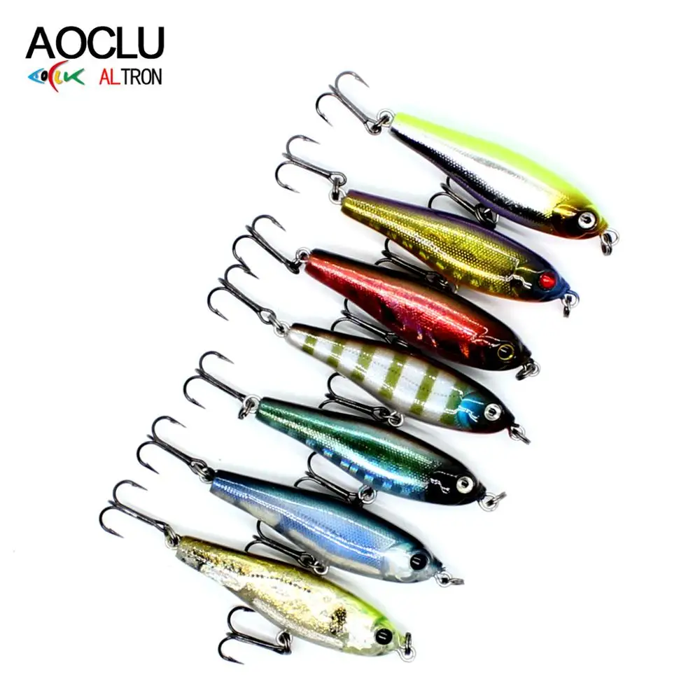 Фото Рыболовные воблеры AOCLU, 11 цветов, 38 мм, твердая приманка, гольян, Крючки 14 # VMC №2