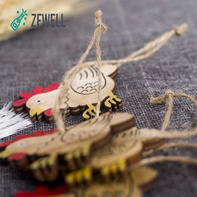 ZFWELL 1 шт./партия искусственная декоративная подвеска Пасхальный кролик Цыпленок
