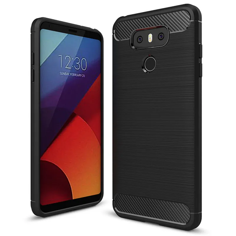 Мягкий бампер чехол для смартфона LG G6 Q6 Plus V30 V30S slanke Telefon Accessoires Tassen | Мобильные