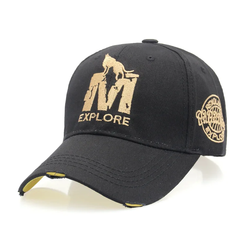 [SMOLDER] Новая мода 6 панелей изношенная буква &quotEXPLORE ore&quot лейбл м с волком пустая