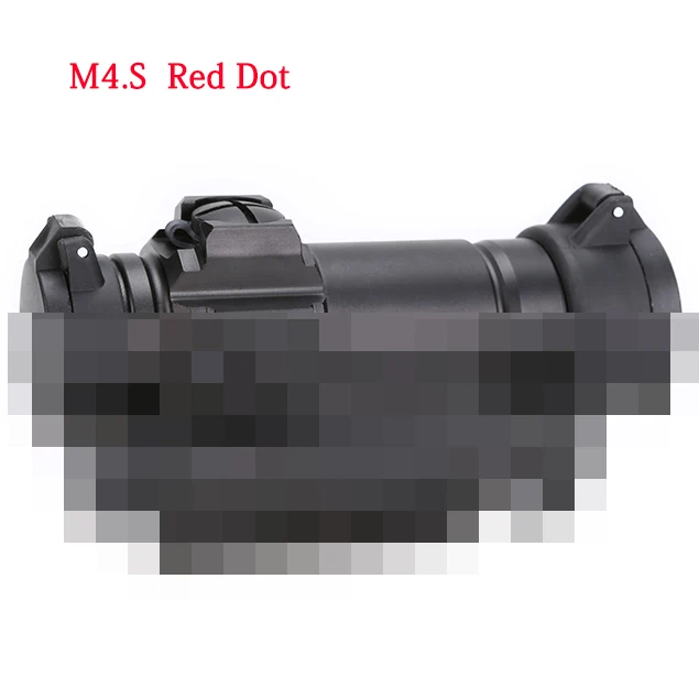 M4.S red dot SPINA двойной рельс 1x33 мм Красный точка зрения M4.S AR AK прицел с подъемным креплением и задний направляющий рельс Крепление подходит 21 мм Пикатинни - Цвет: M4.S red dot