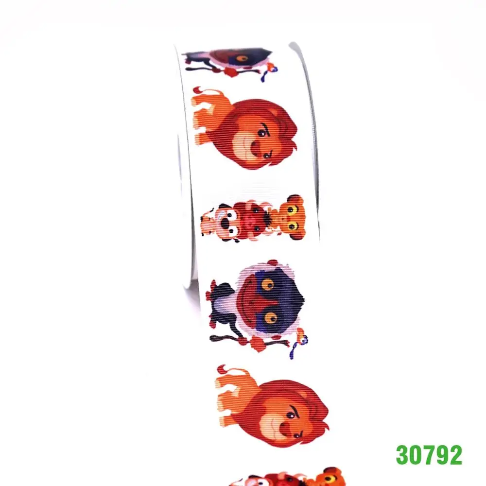 30792 50 ярдов мультфильм ленты напечатанные grosgrain ленты 30756 - Color: 30792
