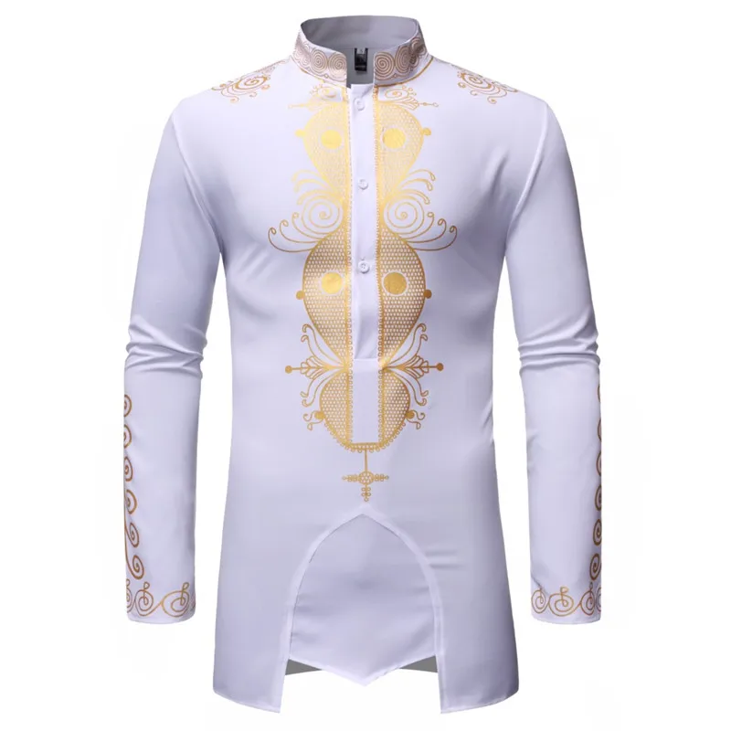 Черная Повседневная африканская Классическая рубашка на пуговицах для мужчин 2021