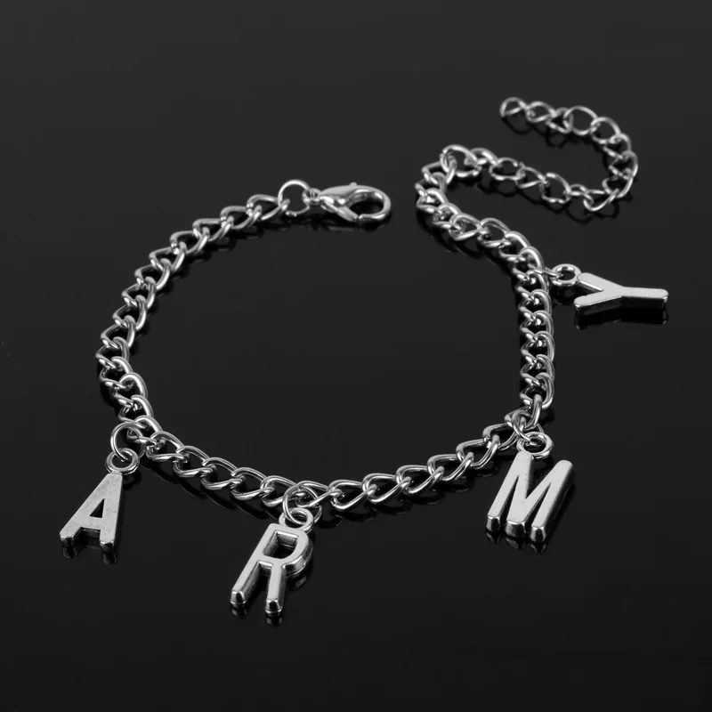 Hfarich искусственный браслет для женщин и мужчин Jin SUGA j-hope Jimin армейские браслеты с